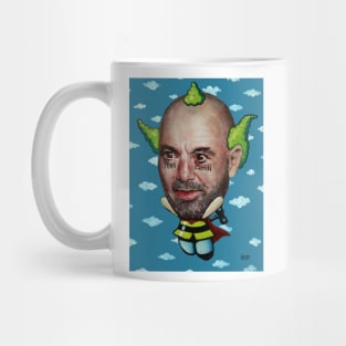 Fear Factory Fly High Little Buddy Joe Rogan Experience Parody original painting by Tyler Tilley Mug